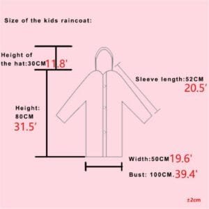 Kids EVA Raincoat for Wholesale and Customized