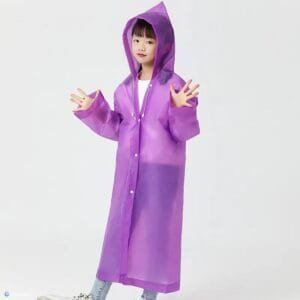 Kids EVA Raincoat for Wholesale and Customized