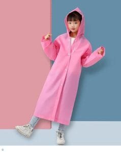 Kids EVA Raincoat for Wholesale and Customized