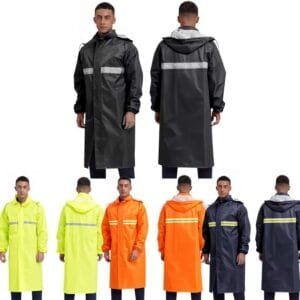 Oxford Adults Raincoat with Reflective for Wholesale and Customized