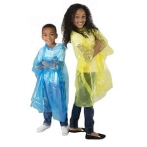PE Kids Raincoat for Wholesale and Customized